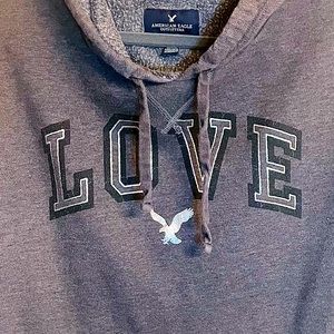 Charcoal gray American Eagle hoody size Medium